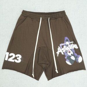 RIVINGTON ROI REBIS Purple Rabbit Brown Summer Shorts